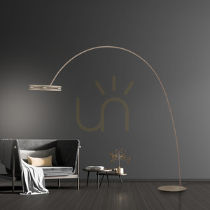 PURE LOOP-BOW 561-97 Stehlampe, braun, 2xLED small 3