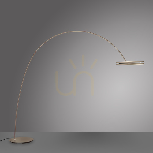 Prüfen PURE LOOP-BOW 561-97 Stehlampe, braun, 2xLED