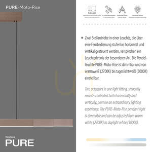 PURE MOTO-RISE 2545-34 Braune 3xLED-Pendelleuchte small 7