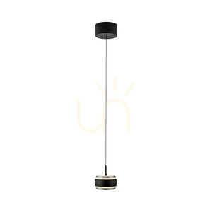 Paul Neuhaus PURE Falling Rings 2503-18 LED-Pendelleuchte Black pearl / Diamond 13 cm small 3