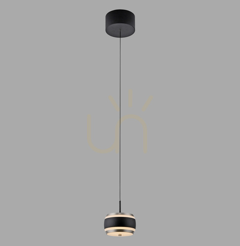 Prüfen PURE FALLING RINGS 2503-18 Schwarz 1xLED-Pendelleuchte