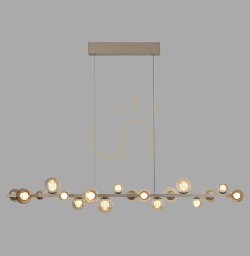 Prüfen PURE E-POPUP 2558-97 Braun 18xLED-Pendelleuchte