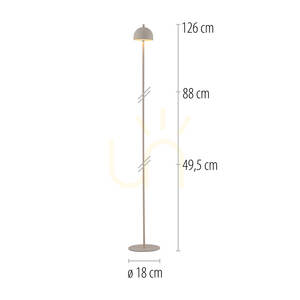 BELLIS 19245-39 Stehlampe, beige, 1xLED 6 BELLIS 19245-39 Stehlampe, beige, 1xLED small 6