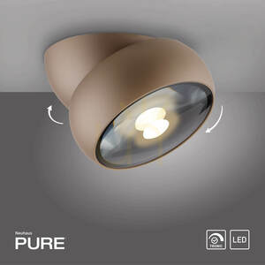 PURE MOVE 6235-97 Deckenleuchte, braun, 1xLED small 1