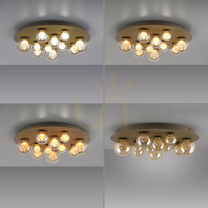 PURE POPUP 6588-97 Deckenleuchte, braun, 11 LEDs small 4