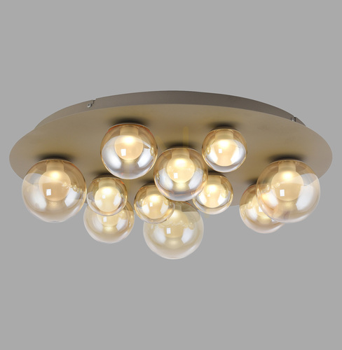 Prüfen PURE POPUP 6588-97 Deckenleuchte, braun, 11 LEDs