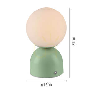 RUDI 19218-43 Grün 1xLED-Tischlampe small 1