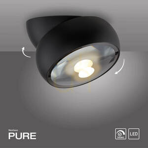 PURE MOVE 6235-18 Schwarze Deckenleuchte, 1xLED 1 PURE MOVE 6235-18 Schwarze Deckenleuchte, 1xLED small 1