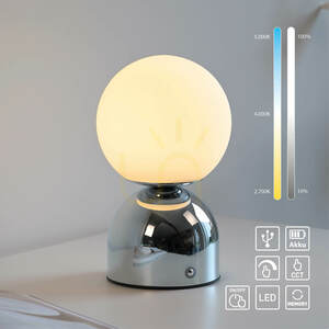 RUDI 19218-17 Chrom-Tischlampe, 1xLED small 1