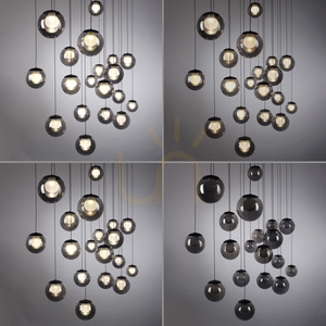 PURE POPUP 2589-15 Grau 19xLED-Pendelleuchte small 6