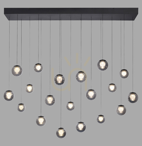 Prüfen PURE POPUP 2589-15 Grau 19xLED-Pendelleuchte