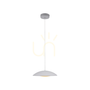 LENTE14606-16 Weiße Pendelleuchte mit 1 LED small 1