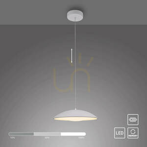 LENTE14606-16 Weiße Pendelleuchte mit 1 LED small 2