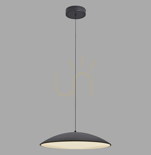 Prüfen LENTE14607-18 Schwarze Pendelleuchte mit 1 LED