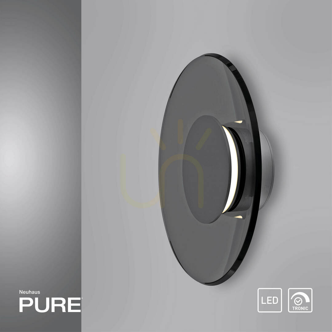 Aussicht PURE MOON 9594-15 Wandleuchte, grau, 1xLED PURE MOON 9594-15 Wandleuchte, grau, 1xLED