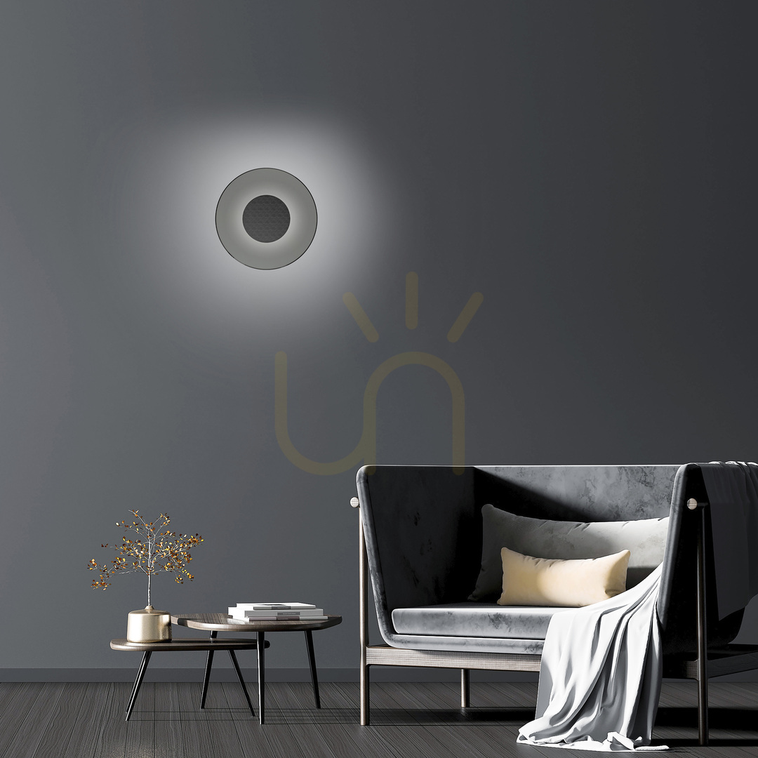 Prüfen PURE MOON 9594-15 Wandleuchte, grau, 1xLED PURE MOON 9594-15 Wandleuchte, grau, 1xLED