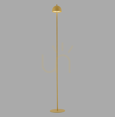 Prüfen BELLIS 19245-81 Stehlampe, gelb, 1xLED