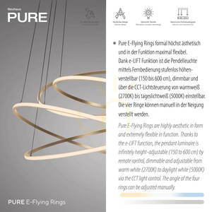 PURE E-FLYING RINGS 2566-97 Braun 1xLED-Hängeleuchte 8 PURE E-FLYING RINGS 2566-97 Braun 1xLED-Hängeleuchte small 8