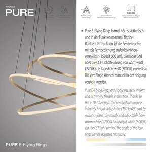 PURE E-FLYING RINGS 2566-97 Braun 1xLED-Hängeleuchte 9 PURE E-FLYING RINGS 2566-97 Braun 1xLED-Hängeleuchte small 9