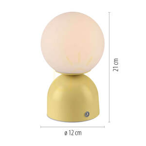 RUDI 19218-81 Tischlampe, gelb, 1xLED small 1