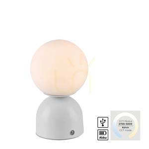 RUDI 19218-16 Tischlampe, Weiß, 1xLED small 2