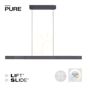 PURE MOTO-RISE 2545-18 Schwarze 3xLED-Pendelleuchte small 7