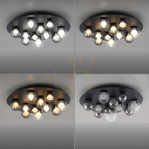 PURE POPUP 6588-15 Deckenleuchte, grau, 11 LEDs small 5