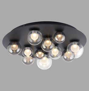 PURE POPUP 6588-15 Deckenleuchte, grau, 11 LEDs small 0