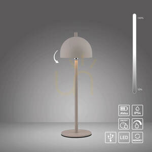 BELLIS 19244-39 Tischlampe, beige, 1xLED small 1