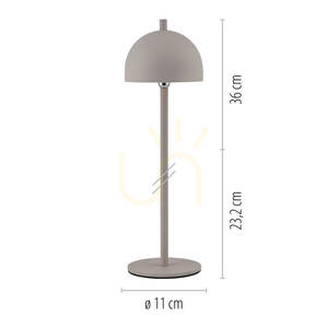 BELLIS 19244-39 Tischlampe, beige, 1xLED small 9