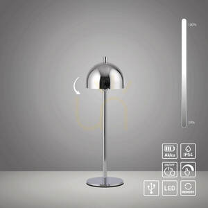 BELLIS 19244-17 Tischlampe, verchromt, 1xLED 1 BELLIS 19244-17 Tischlampe, verchromt, 1xLED small 1