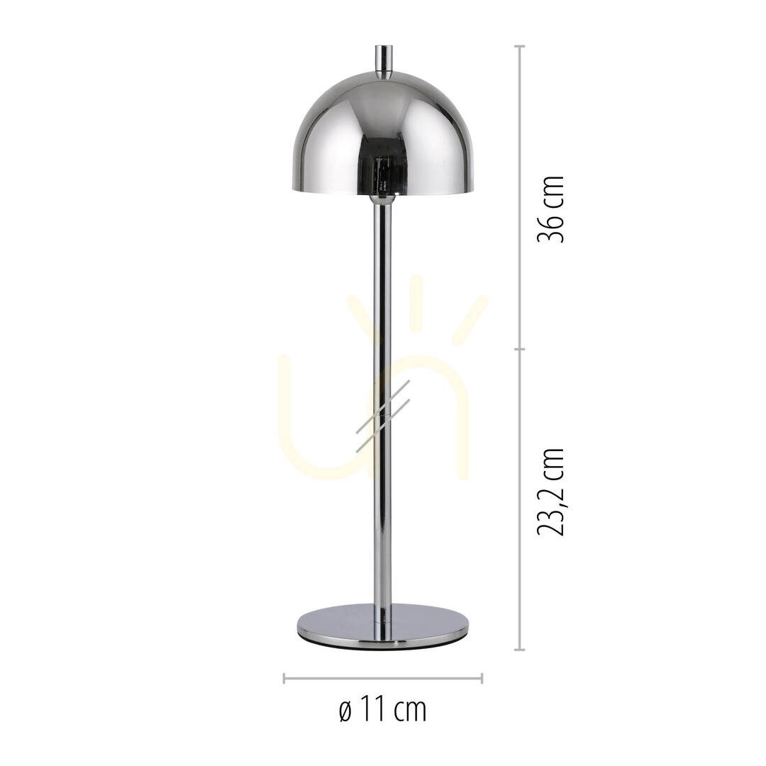 Zeige BELLIS 19244-17 Tischlampe, verchromt, 1xLED BELLIS 19244-17 Tischlampe, verchromt, 1xLED