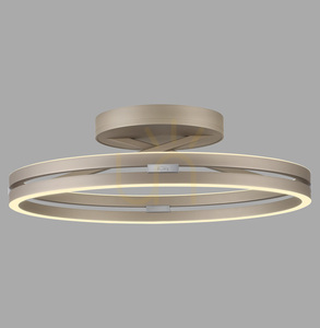 PURE LOOP 6552-97 Braune Deckenleuchte, 2xLED small 0