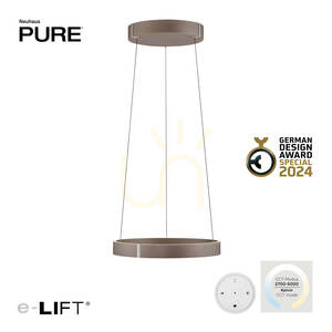 PURE E-CLIPSE 2560-34 Braun 2xLED-Pendelleuchte small 7
