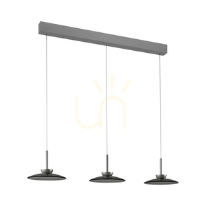 PURE MOON 2193-15 Graue 6xLED-Pendelleuchte small 1
