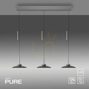 PURE MOON 2193-15 Graue 6xLED-Pendelleuchte small 4