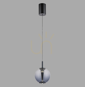 PURE INFINITY 2220-15 Grau 1xLED-Pendelleuchte small 0