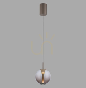 PURE INFINITY 2220-97 Pendelleuchte, braun, 1xLED small 0