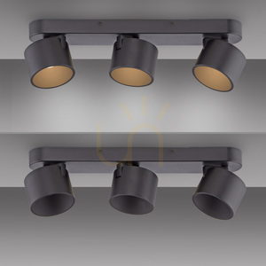 PURE CUP 6227-18 Schwarz 3xLED-Deckenleuchte small 4