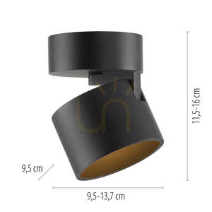 PURE CUP 6226-18 Deckenleuchte, schwarz, 1xLED 6 PURE CUP 6226-18 Deckenleuchte, schwarz, 1xLED small 6