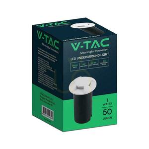 V-TAC 1 W LED, weiß, vierseitig, IP67, überfahrbare Gartenbodenleuchte VT-1171, 6400 K, 50 lm small 3