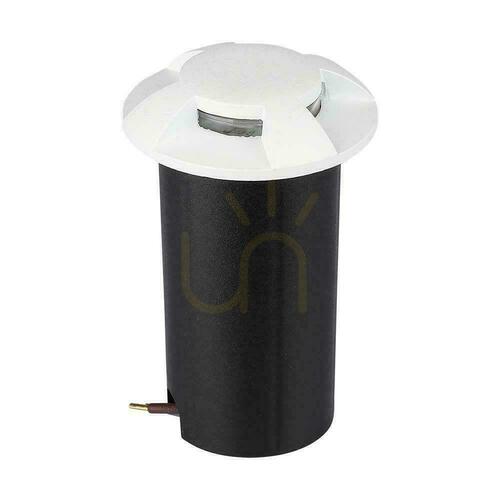 Prüfen V-TAC 1 W LED, weiß, vierseitig, IP67, überfahrbare Gartenbodenleuchte VT-1171, 6400 K, 50 lm