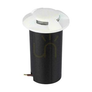 V-TAC 1 W LED, weiß, vierseitig, IP67, überfahrbare Gartenbodenleuchte VT-1171, 6400 K, 50 lm small 0