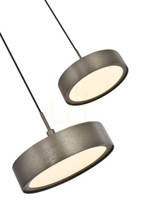 VALENSOLE Runde Dreifach-Hängeleuchte, Braun 5062-321 Aviano small 5