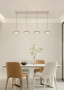 VALENSOLE Gerade 4-flammige Pendelleuchte, Kaschmir, 7062-413 Aviano small 0
