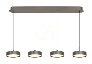 VALENSOLE 4-flammige gerade Pendelleuchte, braun 7062-421 Aviano small 2