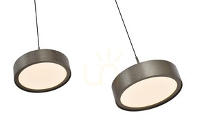 VALENSOLE 4-flammige gerade Pendelleuchte, braun 7062-421 Aviano small 3