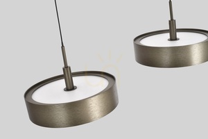 VALENSOLE Ovale 6-flammige Pendelleuchte, braun 7062-621 Aviano small 3