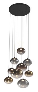 PESARO Pendelleuchte mit 9 Leuchten, schwarz, 5082-902 Aviano small 3