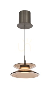 CREMA Einzelpendelleuchte, braun / kaffeefarbener Schirm 6058-121 Aviano small 4